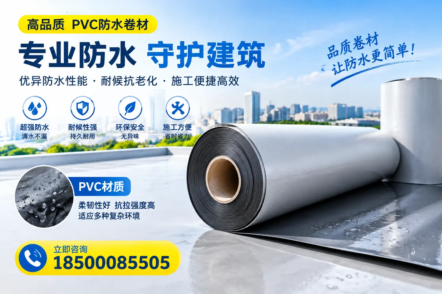 PVC防水卷材的安全性分析，儋州居民需了解的知识